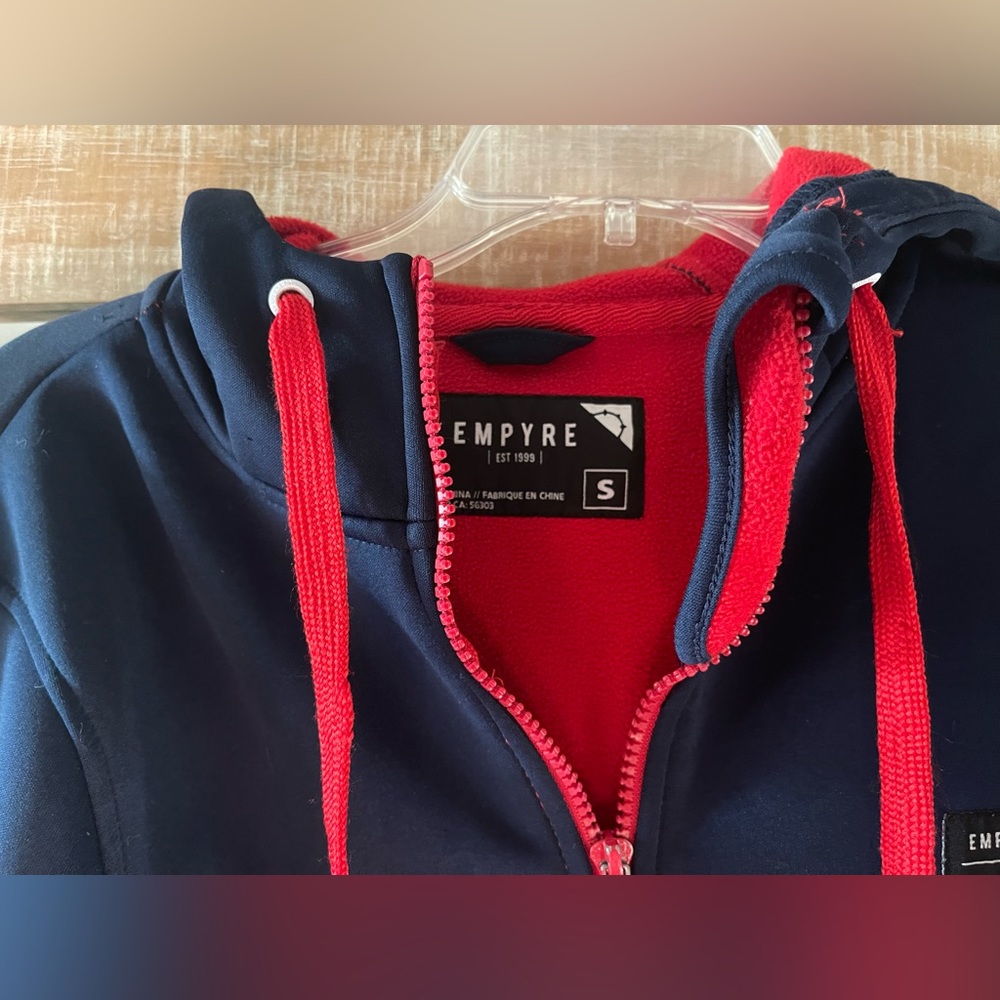 Empyre blue and red jacket